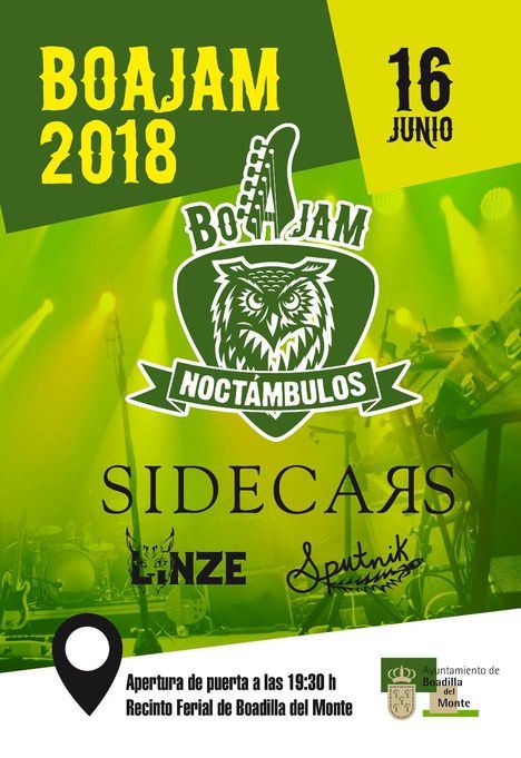 Sidecars actuará en el Festival de Música Joven de Boadilla