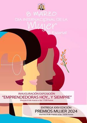 El Escorial celebra el 8 de marzo entregando los Premios Mujer 2024 y con una exposición
 