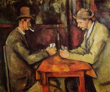 Los jugadores de cartas. Paul Cézanne