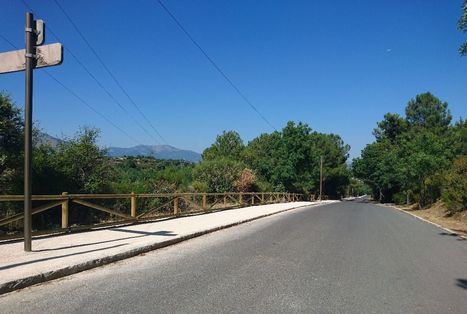 Guadarrama mejora el itinerario peatonal que da acceso al Embalse de La Jarosa.