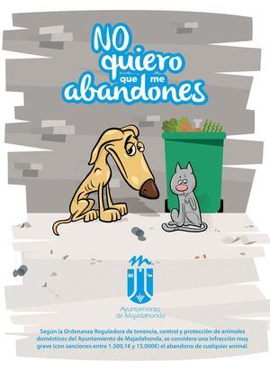 Majadahonda inicia una campaña para evitar el abandono de animales en verano