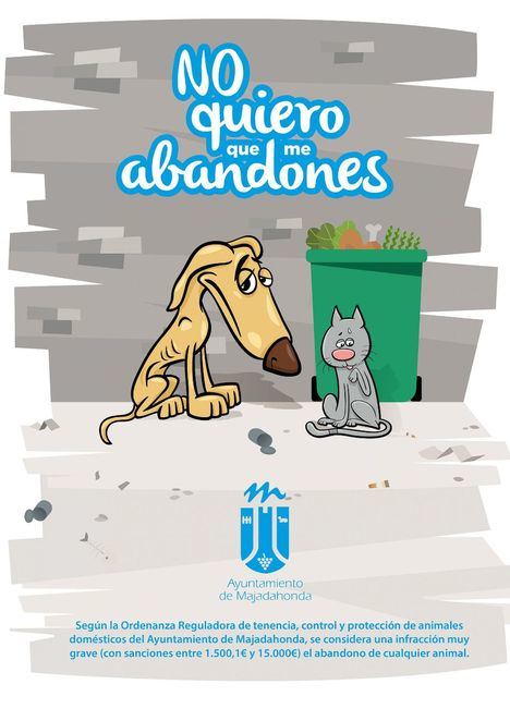 Majadahonda inicia una campaña para evitar el abandono de animales en verano