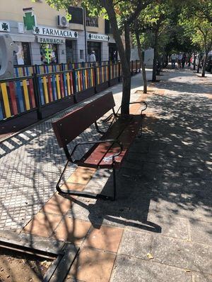 Reposición de mobiliario urbano en distintos puntos de El Escorial