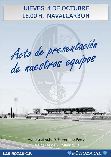 Las Rozas CF entrega este jueves sus premios Corazón Azul