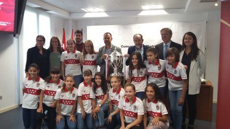 Homenaje a las campeonas de Fútbol Sala Femenino