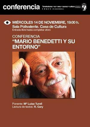 La obra de Mario Benedetti, en la Casa de Cultura