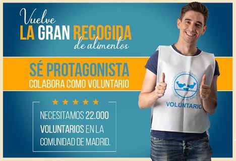 El Banco de Alimentos busca voluntarios para la ‘Gran Recogida’