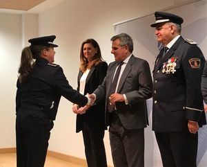 Homenaje a los agentes de Policía Local