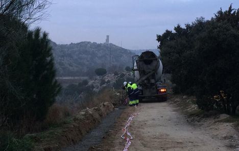 Comienzan las obras de acondicionamiento del Camino de Los Bomberos