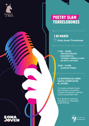Poesía en vivo en el Poetry Slam Torrelodones, que se celebra este viernes en la Zona Joven Torreforum
