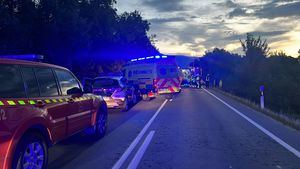 Fallecen cuatro mujeres jóvenes en un accidente de tráfico en Collado Villalba