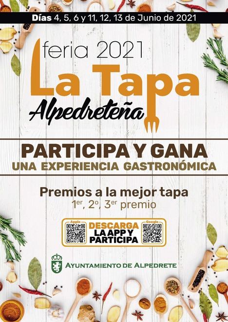 Alpedrete celebra, durante los dos primeros fines de semana de junio, la Feria de la Tapa Alpedreteña