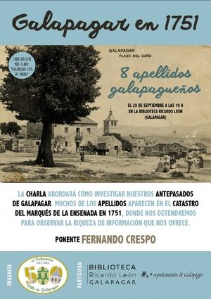 Galapagar y los ‘8 apellidos galapagueños’ que indagan en el pasado del municipio
