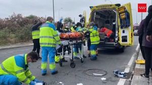 Tres heridos en un atropello múltiple en un paso de peatones de la Avenida del Noroeste de Las Rozas
 