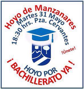 Movilización por el Bachillerato en Hoyo