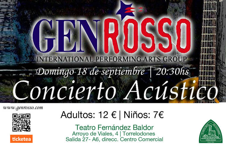 Concierto acústico de Gen Rosso en Torrelodones