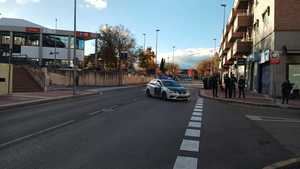 Todos los accesos a la Plaza de la Estación están cortados.