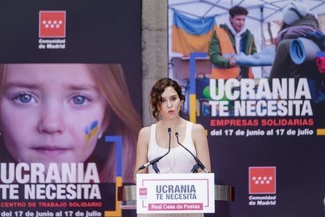 La Comunidad lanza la campaña ‘Ucrania te necesita’ para animar a los madrileños a seguir prestando ayuda a los ucranianos