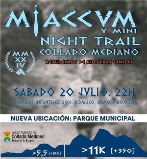 Este sábado regresa la mítica Miaccvm Night Trail de Collado Mediano