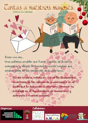 Guadarrama invita a los escolares a escribir cartas a los mayores para paliar su soledad en Navidad