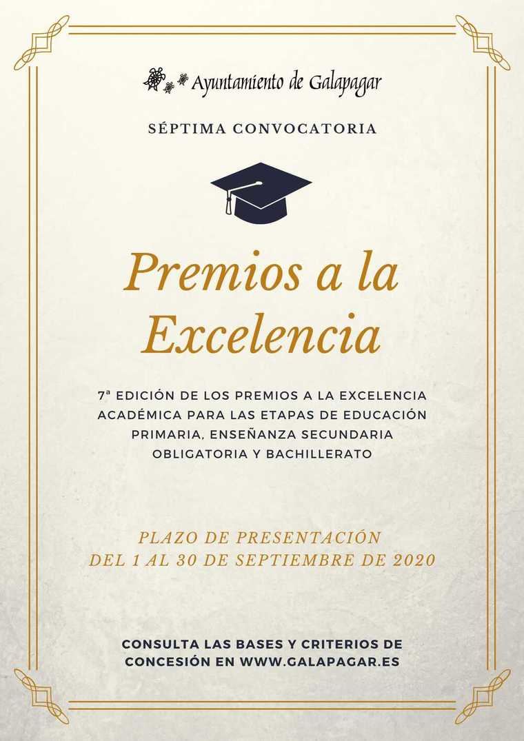 Convocada en Galapagar la séptima edición de los Premios a la Excelencia Académica en Primaria, ESO y Bachillerato