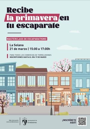 Torrelodones invita al comercio local a dar la bienvenida a la primavera con una masterclass sobre escaparatismo