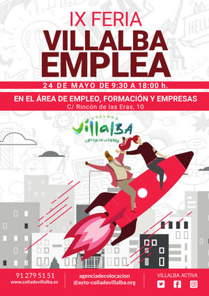 La Feria de Empleo VillalbaEmplea 2023 ofrecerá el próximo 24 de mayo 300 puestos de trabajo