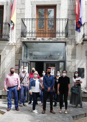 Los nueve concejales de El Escorial que han apoyado la moción de censura