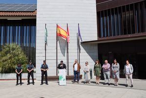 Galapagar conmemora el Día de Europa con un acto frente al Ayuntamiento