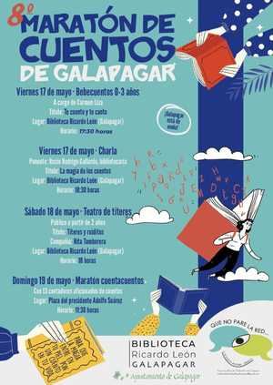 Galapagar celebrará entre el 17 y el 19 de mayo su VIII Maratón de Cuentos