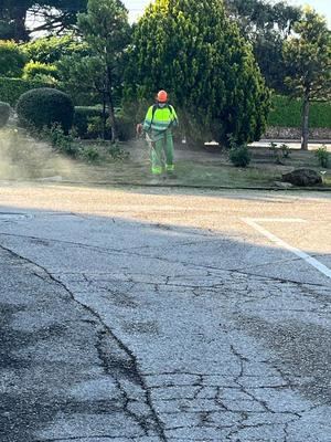 Galapagar amplia las tareas de desbroce de parcelas ante el riesgo de incendios