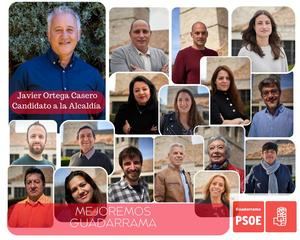 El PSOE de Guadarrama presenta su candidatura para las municipales del 28 de mayo