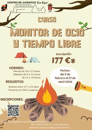 Juventud de Guadarrama abre la inscripción para un curso de monitor de ocio y tiempo libre