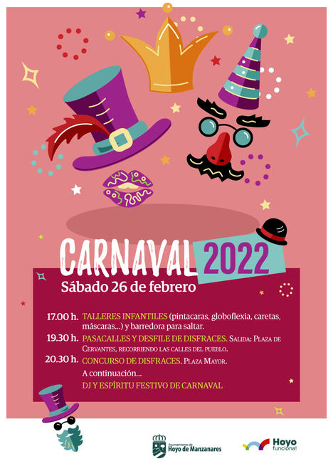 Este sábado, fiesta de Carnaval en la Plaza Mayor de Hoyo de Manzanares