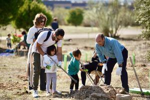 Más de 2.000 personas participaron en la Gran Plantación Familiar de Las Rozas