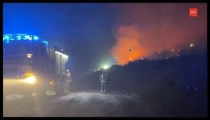 El incendio de Collado Mediano, controlado, aunque se espera una jornada “complicada” en las tareas de extinción