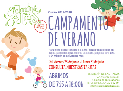 El Jardín de las Hadas ofrece a las familias este verano su Kid’s Summer Camp