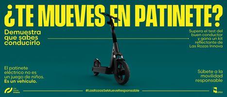 ¿Eres un buen conductor de patinete eléctrico? Las Rozas Innova te pone a prueba