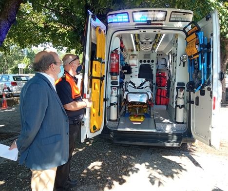 El Ayuntamiento de El Escorial incorpora una nueva ambulancia a la flota de Protección Civil
