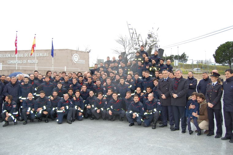 Los nuevos bomberos de la Comunidad de Madrid comienzan su formación