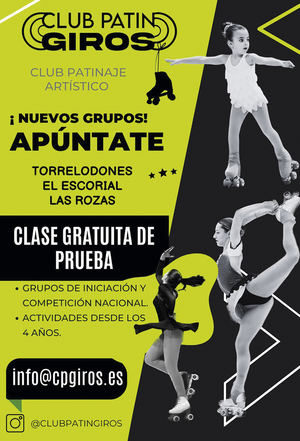 Si el patinaje es lo tuyo, apúntate al Club Patín Giros de Torrelodones