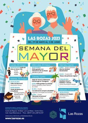 Los mayores de Las Rozas celebran su Semana con cine, charlas, talleres, realidad virtual y una gran verbena