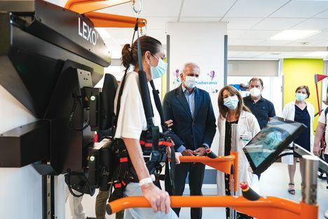 El consejero de Sanidad presenta nuevos avances digitales en el área de Rehabilitación del Hospital de Guadarrama
 