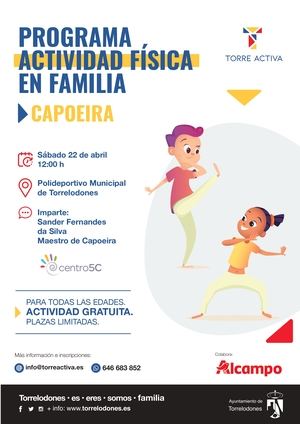 Torrelodones ofrece una nueva actividad física en familia, la capoeira