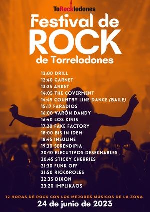 Este sábado, 12 horas de música en directo con el Festival de Rock de Torrelodones