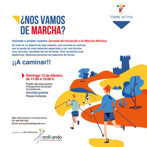 Torrelodones organiza una salida de Marcha Nórdica para el domingo 13 de febrero