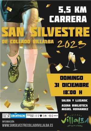 Collado Villalba ya está preparada para la San Silvestre 2023