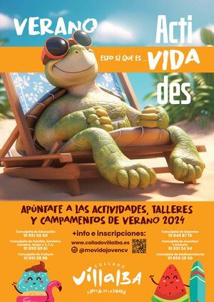 La Programación Especial de Verano de Collado Villalba ofrece talleres, cursos, campamentos y actividades familiares