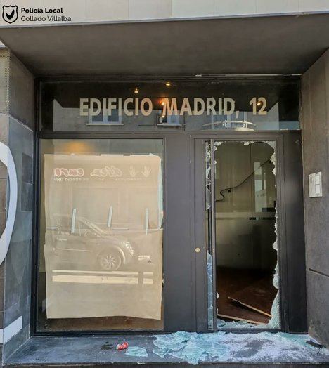 Nueve heridos y seis detenidos en el intento de ocupación de un edificio en Collado Villalba