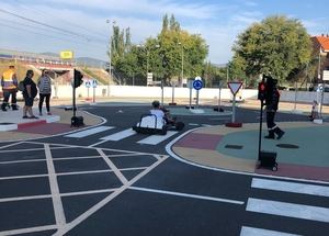 Los alumnos de Educación Vial de Collado Villalba comienzan las clases prácticas